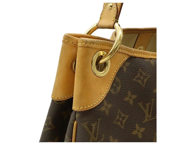 Borsa a Spalla Tote Louis Vuitton Monogram Galliera GM M56381 Marrone Monogramma - vista 7