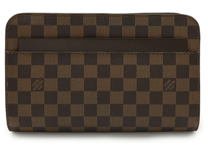 Borsa Saint Louis Second Damier Louis Vuitton Marrone Damier ebene - vista 2