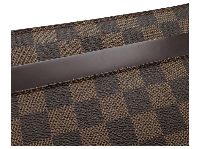 Borsa Saint Louis Second Damier Louis Vuitton Marrone Damier ebene - vista 5