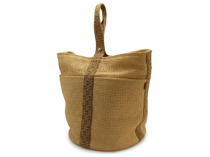 Hermès HERMES Borsa Tamour GM Beige - vista 3