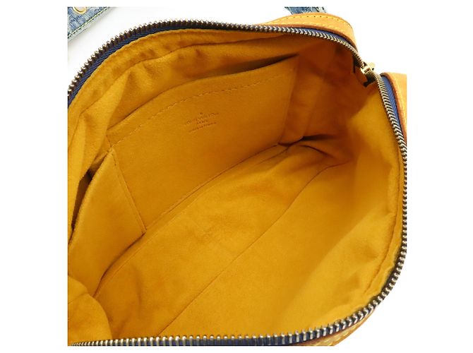 Bum bag in denim Monogram Louis Vuitton Blu - vista 8