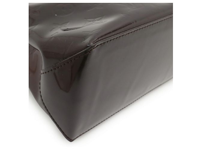 Borsa Louis Vuitton Monogram Vernis Wilshire PM Bordò - vista 4