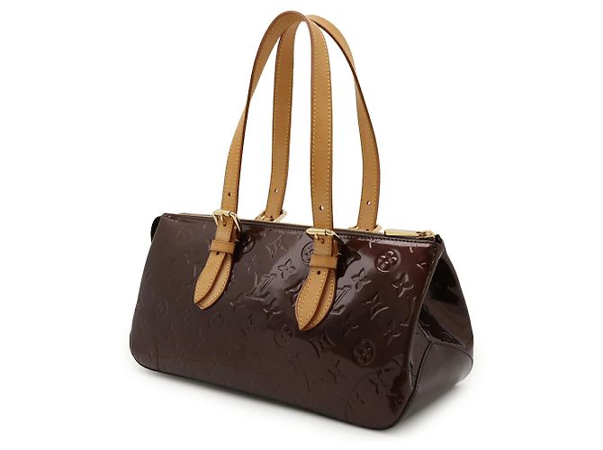 Borsa a Spalla Rosewood Avenue in Monogram Vernis di Louis Vuitton Bordò - vista 3