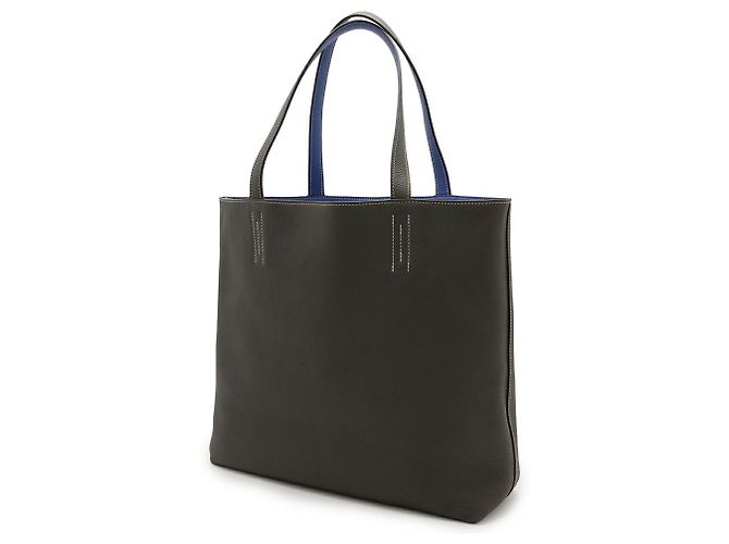 Hermès Double Sens 36 Tote Bag Blau Grau - Ansicht 3