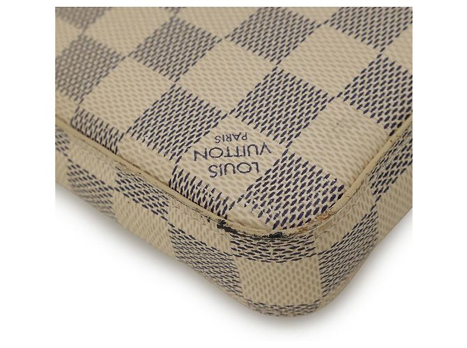 Pochette Félicie Borsa a Spalla Pochette Felicie Damier Azur di Louis Vuitton Crudo - vista 4
