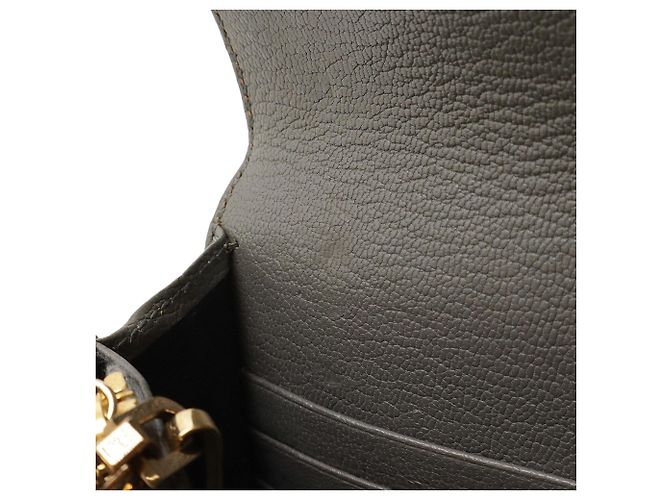 Pochette Borsa a Spalla Balenciaga Classic Metallic Edge Chain Marrone - vista 7