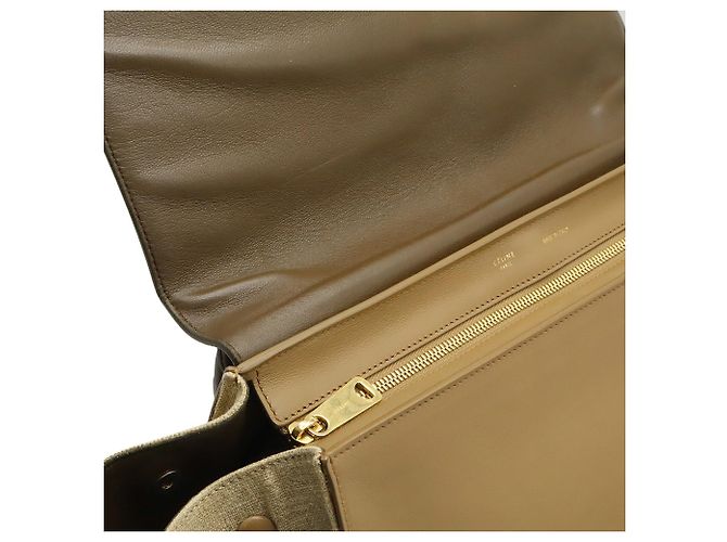 Céline Celine Trapeze Handtasche Braun Beige - Ansicht 8