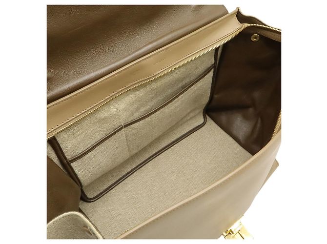 Céline Celine Trapeze Handtasche Braun Beige - Ansicht 9