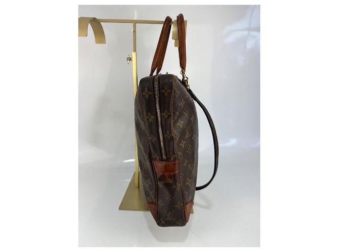 Porte-documenti da viaggio business Louis Vuitton con dustbag in pelle marrone 289 - vista 6