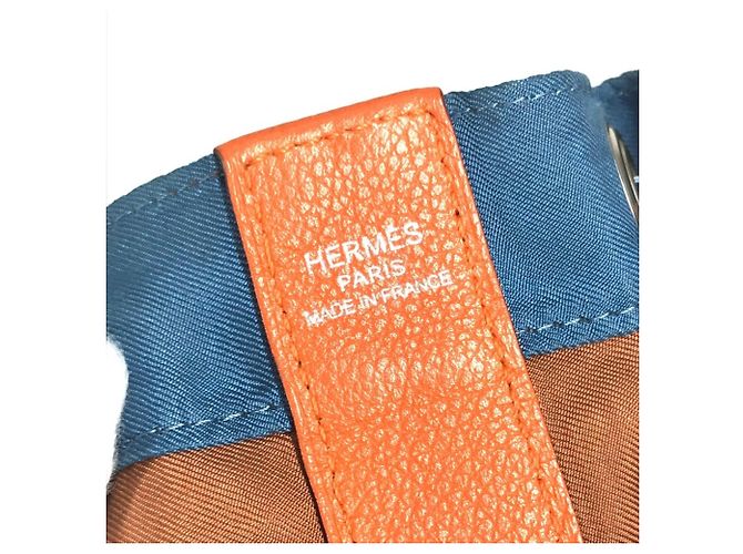 Hermès HERMES BRIDES de GALA 22 Borsa a Spalla con Corda Blu Arancione - vista 15
