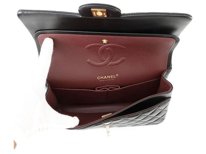 Chanel Matelasse 25 Chain Shoulder Bag Black - view 7