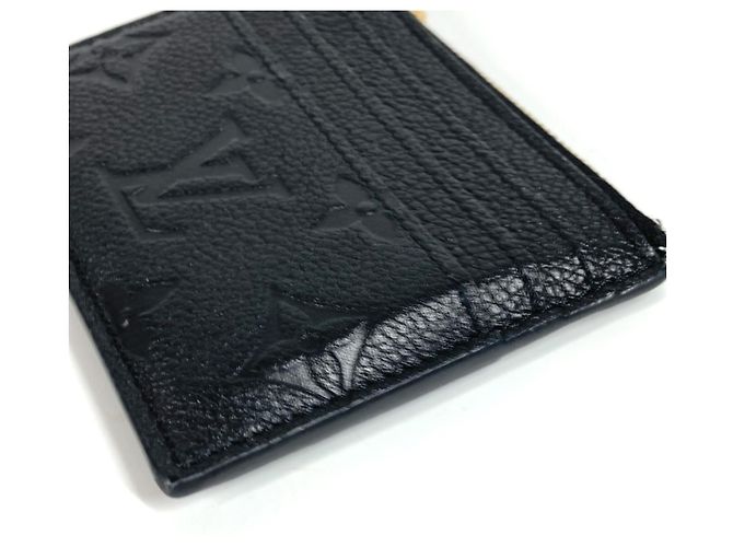Estuche para tarjetas Monogram Empreinte Louis Vuitton Negro - vista 3