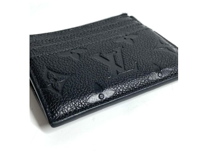 Estuche para tarjetas Monogram Empreinte Louis Vuitton Negro - vista 4