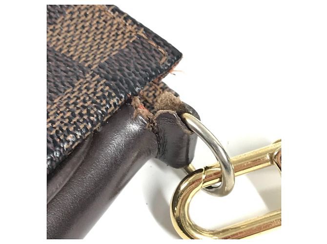Borsa a Spalla Pochette Damier Navona Louis Vuitton Marrone Damier ebene - vista 11
