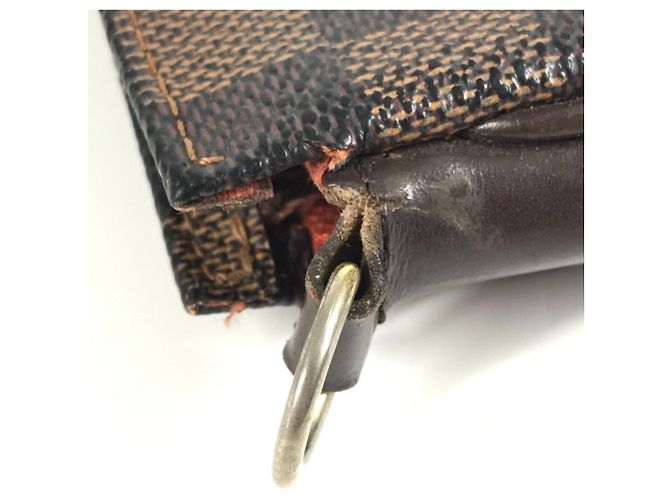Borsa a Spalla Pochette Damier Navona Louis Vuitton Marrone Damier ebene - vista 9