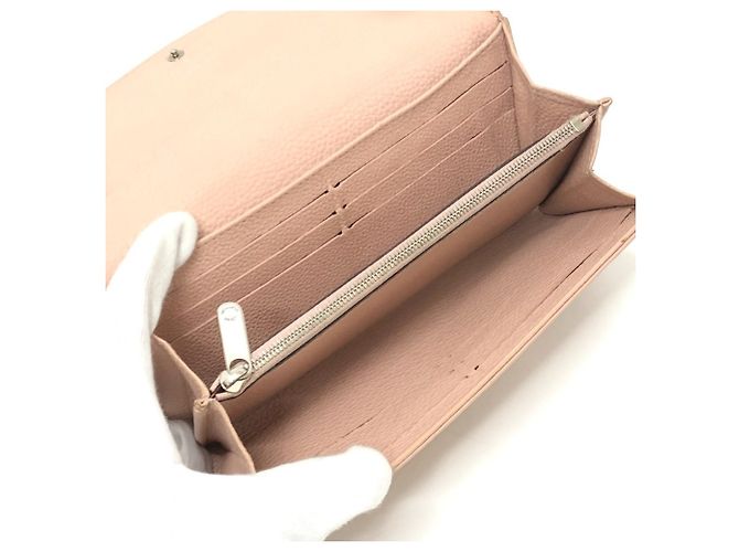 Cartera Iris Monogram Mahina M60145 de Louis Vuitton Rosa - vista 12