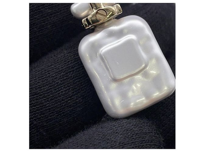 Chanel Perfume Bottle Swing Rhinestone Earrings - view 5