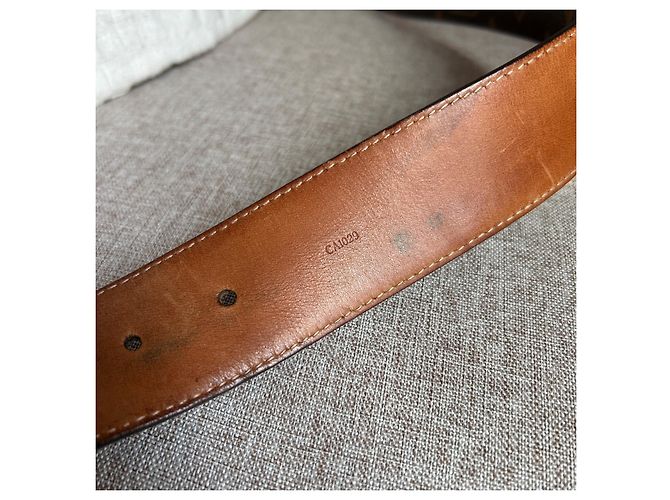 Montsouris Louis Vuitton Initiales Belt Brown Leather - view 8