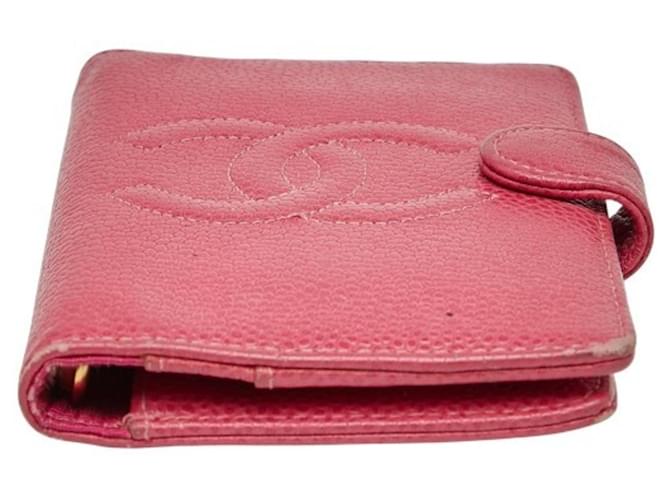 Couverture de carnet à 5 trous Chanel Coco Mark Rose - vue 3