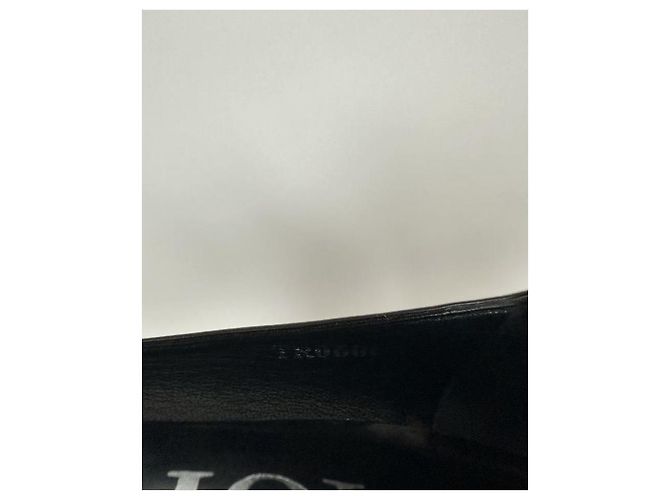 Décolleté Dior in pelle nera con punta Nero - vista 8
