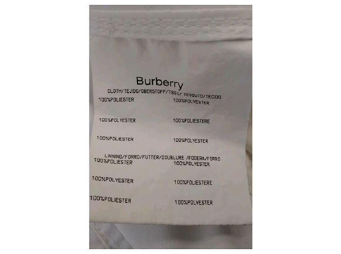 Burberry Giacca bianca Bianco - vista 8