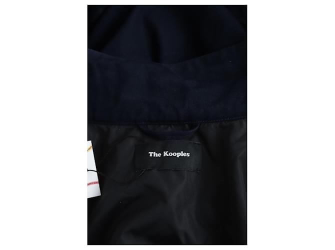 The Kooples Parka de algodón azul marino - vista 5