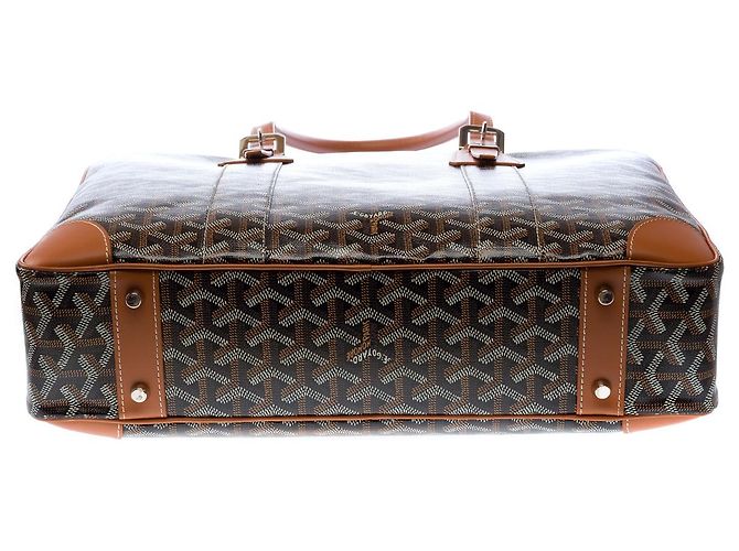 Borsa GOYARD Ambassade in Tela Marrone - 102961 - vista 10