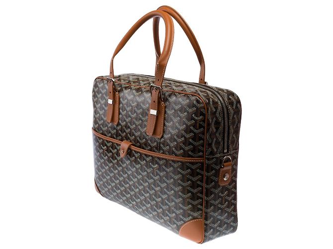 Borsa GOYARD Ambassade in Tela Marrone - 102961 - vista 5