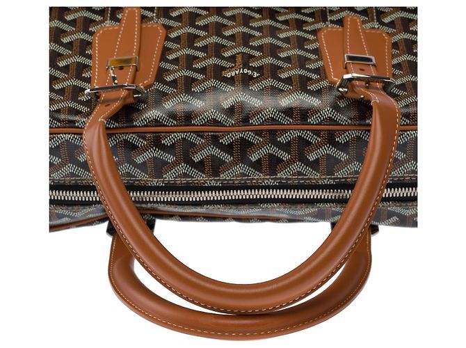 Borsa GOYARD Ambassade in Tela Marrone - 102961 - vista 9
