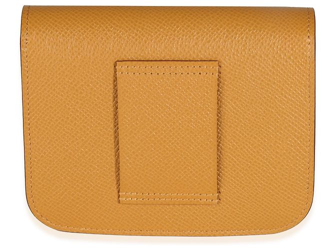 Hermès Sesame Epsom Constance Slim Geldbörse PHW Braun - Ansicht 2