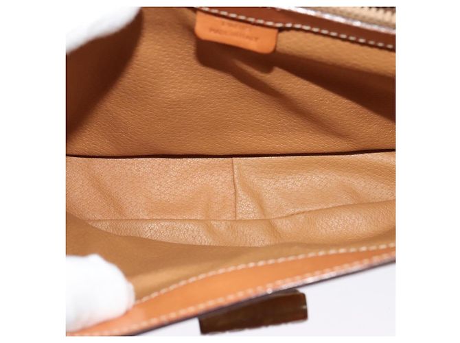 Céline Celine Vintage Convertible Top Handle Macadam Beschichtetes Canvas Medium Beige - Ansicht 5