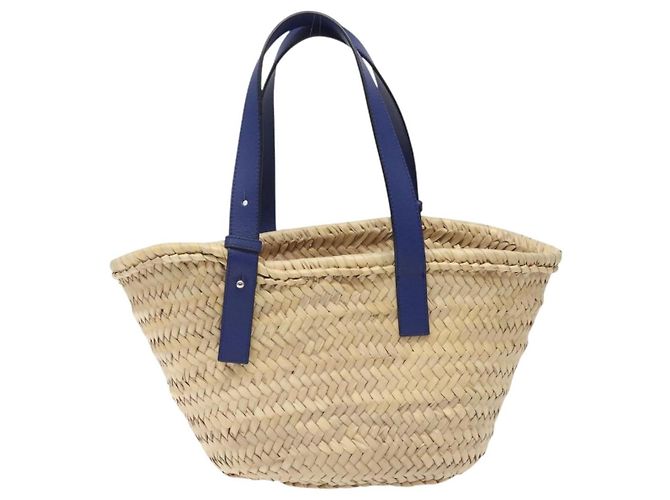 Borsa Tote Loewe in Raffia Media Beige - vista 2