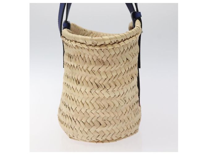 Borsa Tote Loewe in Raffia Media Beige - vista 3