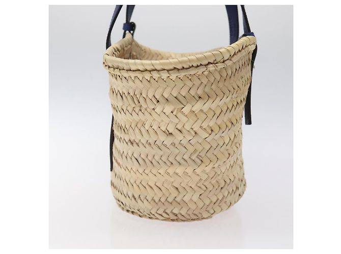 Borsa Tote Loewe in Raffia Media Beige - vista 4