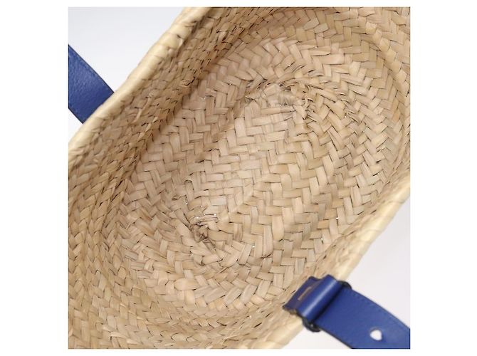 Borsa Tote Loewe in Raffia Media Beige - vista 5