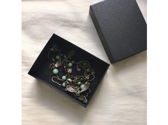 Dior Sautoir in Agata Vischio Metallico Verde chiaro - vista 9