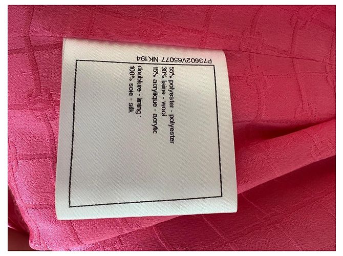 Chanel Abrigo icónico Otoño/Invierno 2022 Rosa - vista 10