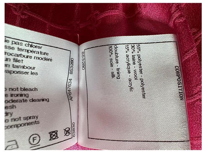 Chanel Abrigo icónico Otoño/Invierno 2022 Rosa - vista 11