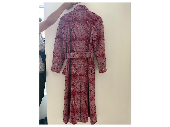 Chanel Abrigo icónico Otoño/Invierno 2022 Rosa - vista 2