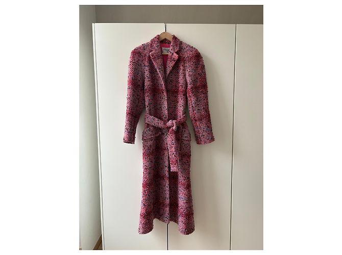 Chanel Abrigo icónico Otoño/Invierno 2022 Rosa - vista 3