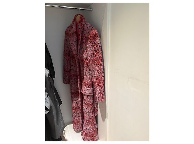 Chanel Abrigo icónico Otoño/Invierno 2022 Rosa - vista 4