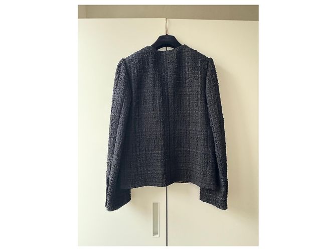 Chanel Métiers d’Art Jacke 2021 Schwarz - Ansicht 2
