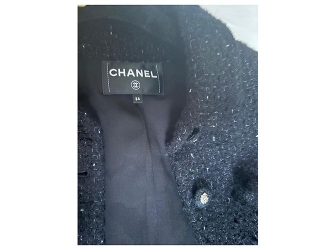 Chanel Métiers d’Art Jacke 2021 Schwarz - Ansicht 3