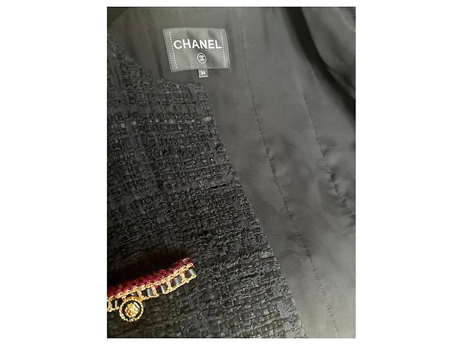 Chanel Métiers d’Art Jacke 2021 Schwarz - Ansicht 4