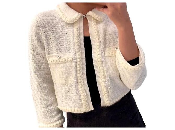 Cárdigan Chanel 2025 de seda y algodón - vista 7