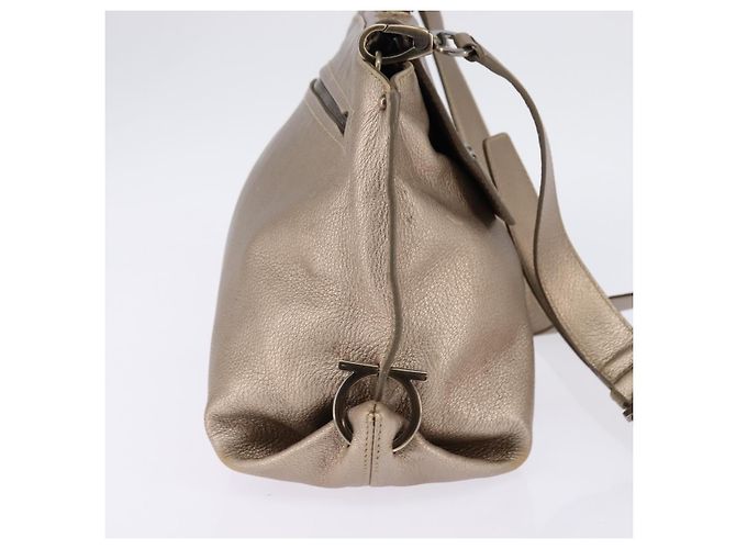 Borsa Sofia in pelle media Salvatore Ferragamo Beige - vista 4