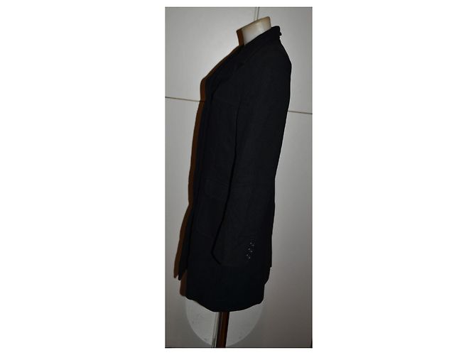Abrigo de lana Weekend Max Mara negro - vista 2