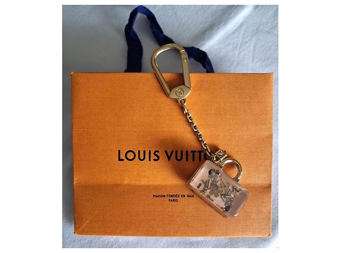 Charm per borsa Louis Vuitton Monogramma Camel Oro Beige D'oro Metallico Carne Gold hardware Cammello - vista 2