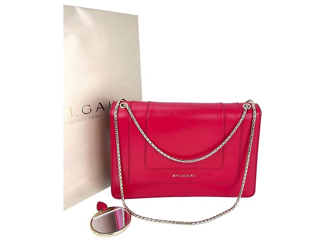 Bulgari Borsa a Spalla Bvlgari Serpenti Forever Rosa Scuro - vista 2