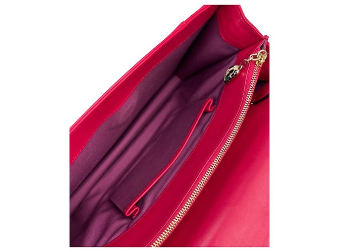 Bulgari Borsa a Spalla Bvlgari Serpenti Forever Rosa Scuro - vista 3